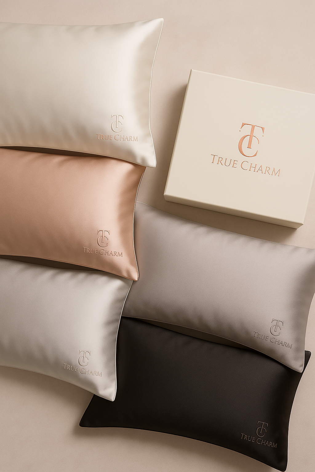 True Charm 100% Silk Pillowcase