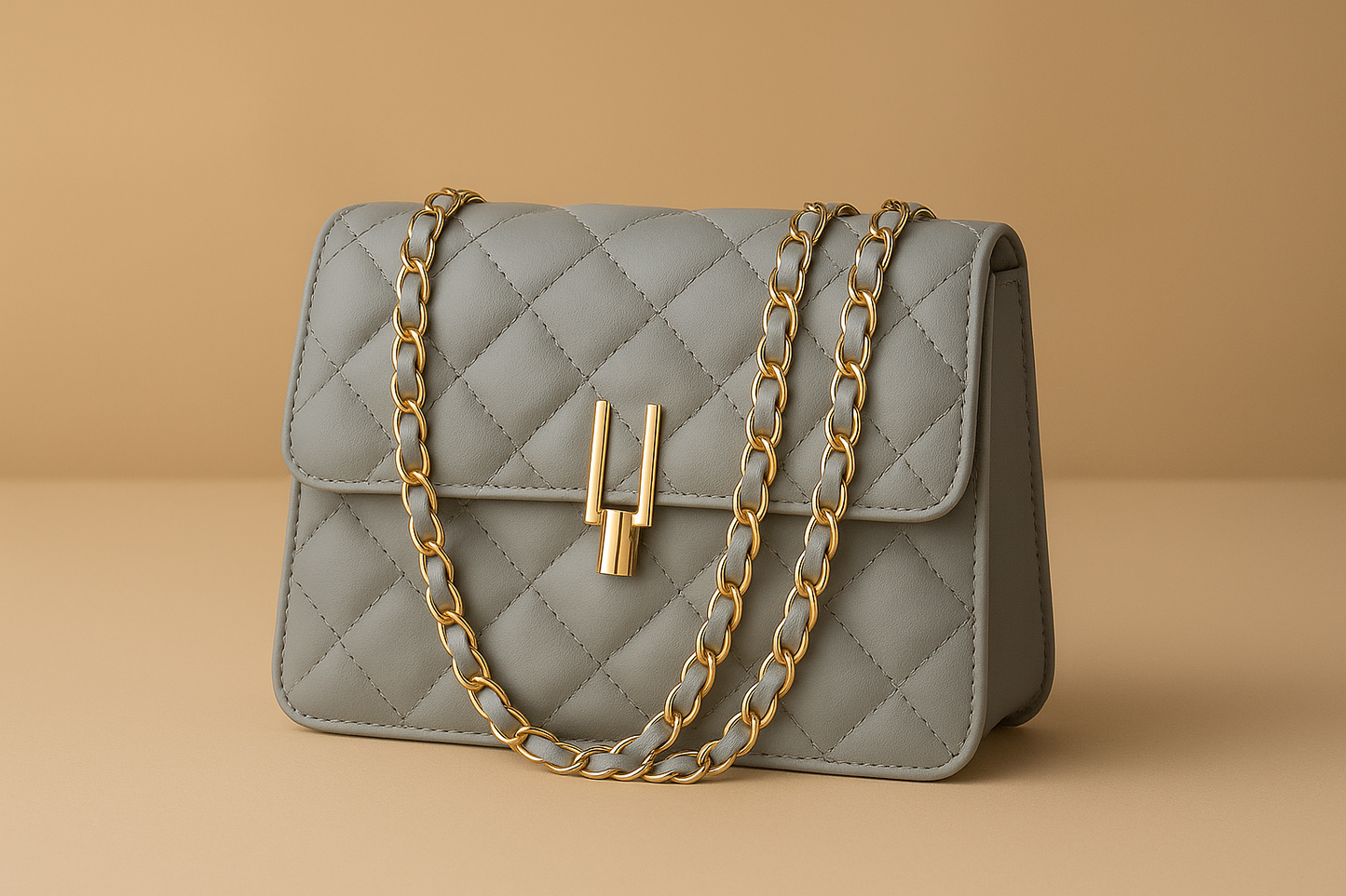 Quilted Luxury Crossbody Bag